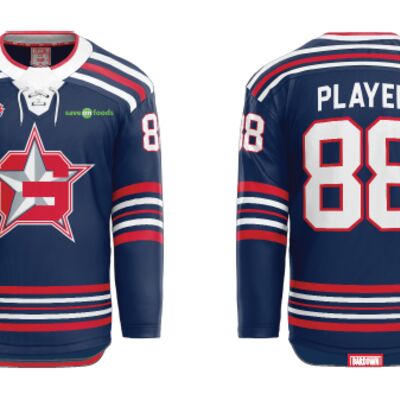 Oceanside Generals Sublimated Jersey with Scoop - Adult Thumbnail