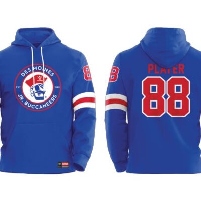  Des Moines Jr Bucs Sublimated Hoodie (2) - Youth  Thumbnail