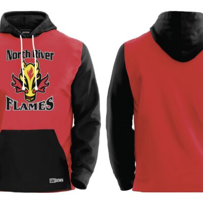 North River Flames Art Attack Streetwear Hoodie - Youth Thumbnail