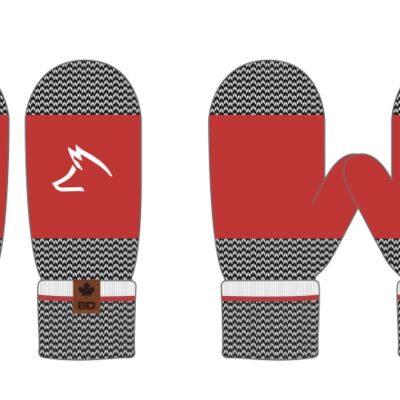 Fox Motors Hockey Outdoorsman Pepper Mittens Thumbnail