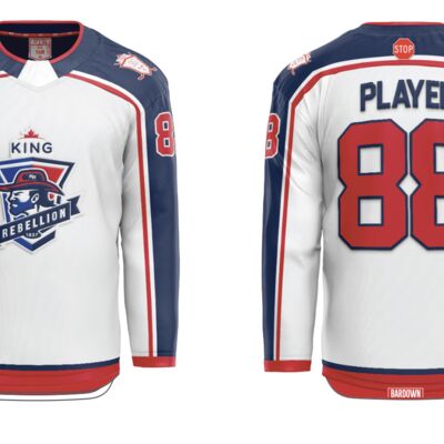 King Rebellion Cut & Sew Hockey Jersey - Youth Thumbnail