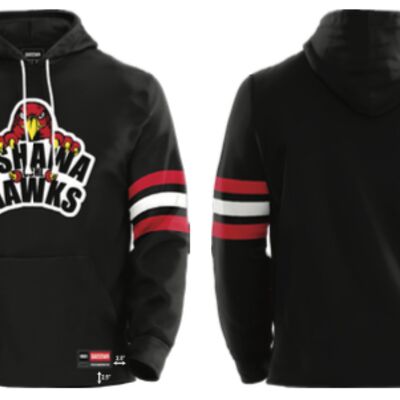 Oshawa OCHL Hawks Sublimated Jersey Hoodie Thumbnail
