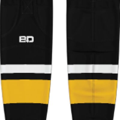 Stony Plain Eagles Cut and Sew Hockey Socks - Black Thumbnail