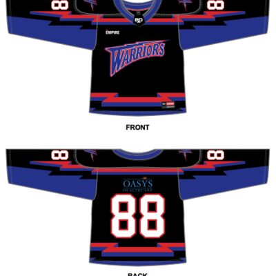 Whitby Warriors Box Lacrosse Jersey Thumbnail