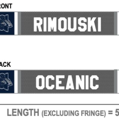 Rimouski Oceanic Pepper Stripes Scarf Thumbnail