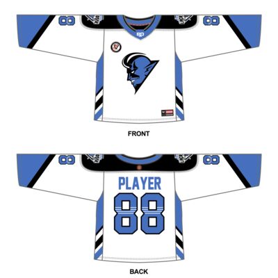 London Blue Devils Jr Box Lacrosse Pro Neckline Jersey Thumbnail