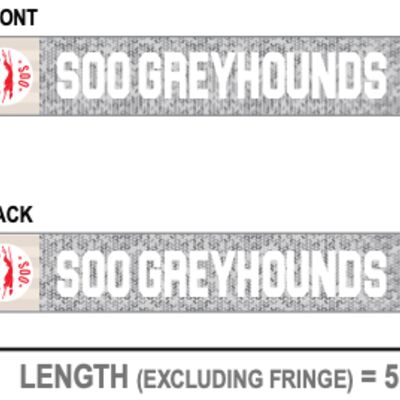 Soo Greyhounds Snow Pepper Scarf Thumbnail