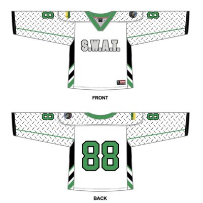 Saskatchewan SWAT Sublimated V-Neck Box Lacrosse Jersey Thumbnail