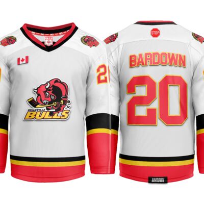 Belleville Bulls Away Jersey Thumbnail